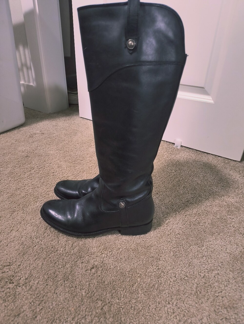 Frye Melissa Button Two Riding Boot - Picture 4 of 8